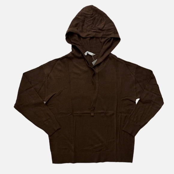 Luxury Cashmere Blend Hoodie Size SMALL New - Picture 6 of 6